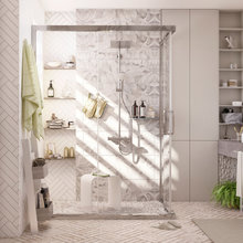 Душевой уголок Stworki Карлстад DE019RC80140200 140 x 80 см, профиль хром глянцевый, стекло прозрачное, 3GW134TTKK000