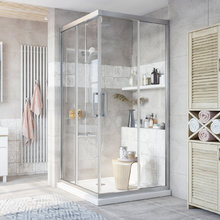 Душевой уголок Stworki Дублин DE019SC9595200 95 x 95 см, профиль хром матовый, стекло прозрачное, 3GW026TTKK000