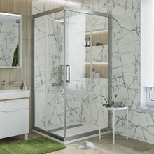 Душевой уголок Stworki Дублин DE019SC9090200 90 x 90 см, профиль хром матовый, стекло прозрачное, 3GW016TTKK000