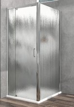 Душевой уголок Vincea Intra VSR-1I901090CH, 90/100 x 90 см, прямоугольный, дверь распашная, стекло шиншилла, хром