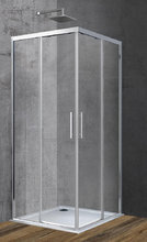 Душевой уголок Vincea Soft VSS-3SO 90 x 90 см квадратный, дверь раздвижная, стекло прозрачное, хром, VSS-3SO900CL