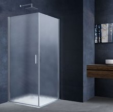 Душевой уголок Vincea Alpha VSR-3ALP9090MT 90 x 90 см, стекло текстурное, профиль хром