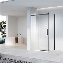 Душевой уголок Vincea Como-N VSR-4CN1016CLB, 160 x 100 см, стекло прозрачное, профиль черный