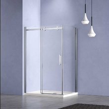 Душевой уголок Vincea Como N, 130 x 100 см, стекло прозрачное, профиль хром, VSR-4CN1013CL