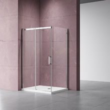 Душевой уголок Vincea Dice, 110 x 90 см, стекло прозрачное, профиль хром, VSR-4D9011CL