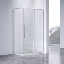 Душевой уголок Vincea Slim-N, 120 х 80 см, стекло прозрачное, профиль хром, VSR-4SN8012CL