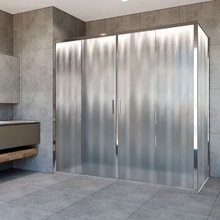 Душевой уголок Vincea Garda VSR-1G2 170 x 80 см прямоугольный, дверь раздвижная, стекло шиншилла, хром, VSR-1G28017CH