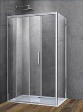 Душевой уголок Vincea Soft VSR-3SO 140 x 90 см прямоугольный, дверь раздвижная, стекло прозрачное, хром, VSR-3SO9014CL