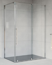 Душевой уголок Vincea Arno VSR-1A 140 x 80 см прямоугольный, дверь раздвижная, стекло прозрачное, хром, VSR-1A8014CL