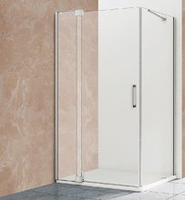 Душевой уголок Vincea Extra VSR-1E 90/100 x 90 см, стекло прозрачное, профиль хром, VSR-1E901090CL