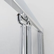 Душевой уголок Vincea Garda VSR-1G9080CH, 80 x 90 см, прямоугольный, дверь складная, стекло шиншилла, хром