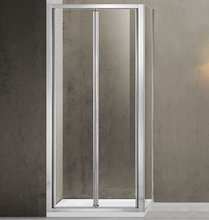 Душевой уголок Vincea Garda VSR-1G8080CL, 80 x 80 см, квадратный, дверь складная, стекло прозрачное, хром