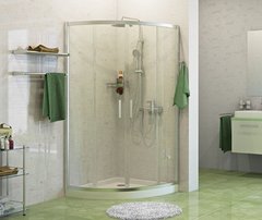 Душевой уголок WasserKRAFT 41S01, стекло прозрачное, 90 см