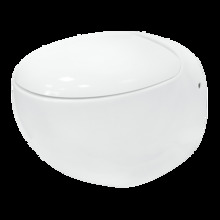 Унитаз подвесной Sanita Luxe Ringo Rimless WC.WH/Ringo/DM.Rim/WHT.G/S1, безободковый, крышка микролифт, цвет белый