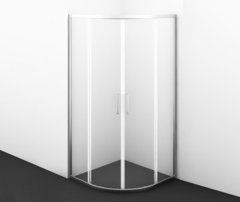 Душевой уголок WasserKRAFT 41S23, четверть круга, стекло прозрачное, 100 см