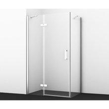 Душевой уголок WasserKRAFT Aller White L/R, 120 х 100 см, стекло прозрачное, 10H10LWHITE/10H10RWHITE