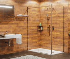 Душевой уголок WasserKRAFT 15R33, 130 х 90 х 200 см, стекло прозрачное