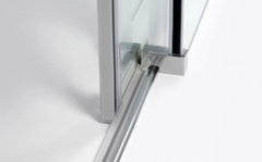 Душевой уголок WasserKRAFT 58R35, 140 х 80 х 200 см, стекло прозрачное