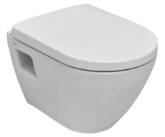 Подвесной унитаз с функцией биде Serel Smart SM12BM 35.5 x 48.5 x 33.5 см сиденье, Soft Close, белый