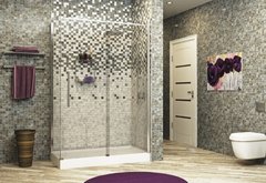 Душевой уголок WasserKRAFT 58R10, 100 см, стекло прозрачное