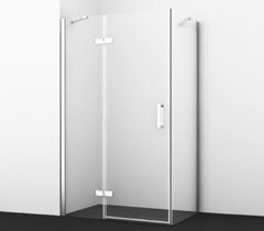 Душевой уголок WasserKRAFT Aller White L/R, 120 х 90 см, стекло прозрачное, 10H07LWHITE/10H07RWHITE