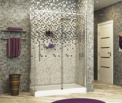 Душевой уголок WasserKRAFT, 80 см, стекло прозрачное (58R06)