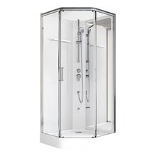 Душевая кабина Aquanet Passion P 2.0, 90 x 90 см, профиль хром, прозрачное стекло, 263870