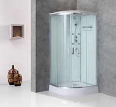 Душевая кабина BelBagno Uno UNO-CAB-R-2-90-C/P-Cr-TOP, 90 х 90 см