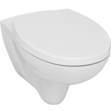 Подвесной унитаз Serel безободковый, сиденье Silent Close серия Alpha, белый, 0426SC