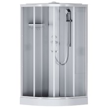 Душевая кабина Am.Pm X-Joy, W94C-401-100MT, 100 х 100 см, с крышей, стекло прозрачное, профиль хром матовый