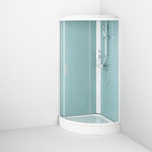 Душевая кабина Am.Pm X-Joy, 90 х 90 см, стекло прозрачное, профиль белый, W88C-401-090WT