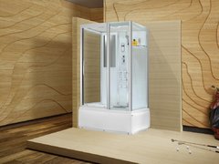 Душевая кабина Black&White Galaxy G5508, 120 x 90 см, гидромассажная