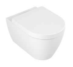 Подвесной унитаз с функцией биде Serel Sapphire SP26BM 35.5 x 52 x 34 см сиденье, Soft Close, белый