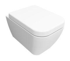 Подвесной унитаз с функцией биде Serel Rita RT26BM 35.5 x 52 x 34 см сиденье, Soft Close, белый