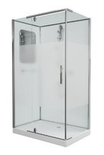 Душевая кабина Grossman 120 x 80 см, прямоугольная, хром, левая/правая