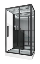 Душевая кабина Grossman 120 x 80 см, прямоугольная, черный, правая, GR267