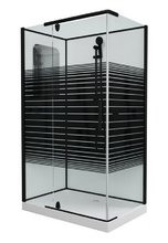 Душевая кабина Grossman 120 x 80 см, прямоугольная, черный, левая/правая