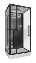 Душевая кабина Grossman 90 x 90 см, квадратная, черный, GR261