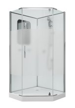 Душевая кабина Grossman 90 x 90 см, пятиугольная, хром, GR171D