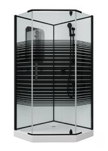 Душевая кабина Grossman 90 x 90 см, пятиугольная, черный, GR271D