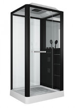 Душевая кабина Grossman 110 x 90 см, прямоугольная, профиль черный, GR223