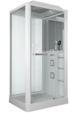 Душевая кабина Grossman 110 x 90 см, прямоугольная, профиль белый, GR123(R)