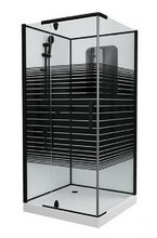 Душевая кабина Grossman 100 x 100 см, квадратная, черный, левая/правая