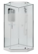 Душевая кабина Grossman 100 x 100 см, пятиугольная, хром, GR170D