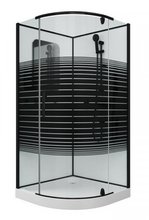 Душевая кабина Grossman 90 x 90 см, четверть круга, черный, GR271