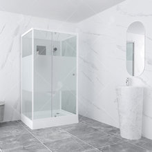 Душевая кабина RGW Andaman AN-207, 90 x 100 см, стекла прозрачные, профиль белый, 411320790-95