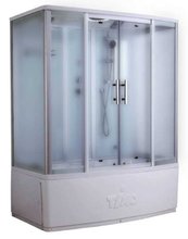 Душевая кабина Timo Standart Т-6650 Silver Fabric 150 x 88 см