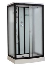 Душевая кабина Timo Standart T-6615BF Black Fabric 120 x 90 см, с крышей, черный