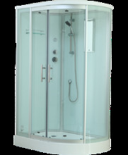 Душевая кабина Timo Standart Т-6602 Silver L/R 120 x 85 см, с крышей, с гидрозатвором, хром