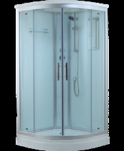 Душевая кабина Timo Standart Т-6601 Silver 100 x 100 см, с крышей, с гидрозатвором, хром